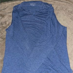 Men’s Blue XL Venice Burnout Lucky Brand Long Sleeve Tshirt